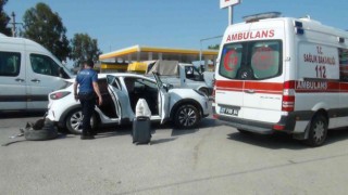 Tır, otomobile arkadan çarptı: 2 yaralı