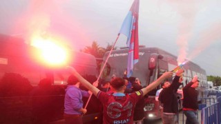 Trabzonspor, Hatayda coşku ile karşılandı