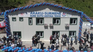 Trabzonun Araklı ve Sürmene ilçelerinin temiz içme suyu sorunu çözüldü