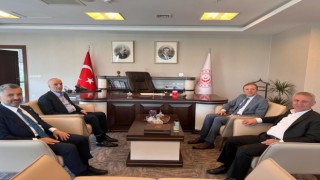 Türk-İş ve RTÜK başkanından Bakan Yardımcısı Durana ziyaret