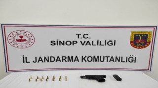 Türkelide ruhsatsız tabanca ele geçirildi