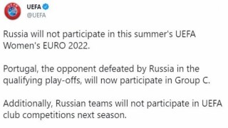 UEFA, Rusyaya yaptırım kararını bir yıl daha uzattı