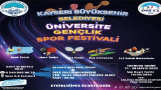 Üniversite Gençlik Spor Festivali başlıyor