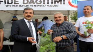 Üniversite, üretimde niteliği arttıracak 50 bin fide dağıttı