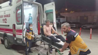 Üzerine asit dökülen işçi ağır yaralandı