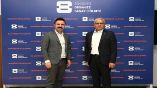 Vali Yardımcısı Altundan Eskişehir Organize Sanayi Bölgesi Yönetim Kurulu Başkanı Küpeliye ziyaret