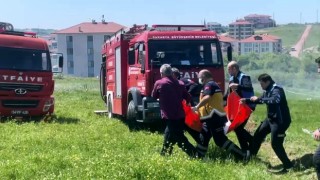 Yangına müdahale etmek isteyen vatandaş feci şekilde yandı