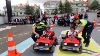 Yenimahalleli miniklere trafik eğitimi