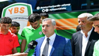 Yeşilyurt Belediyespor U-18 takımı Kahramanmaraşa uğurladı