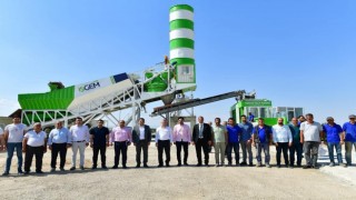 Yeşilyurtta ‘kilit parke taşı üretim tesisi hizmete girdi