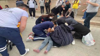 Yola fırlayan çocuğa otomobil çarptı