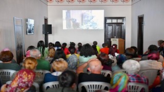 ‘Yün Bebek filminin gösterimi Silifkeli kadınlar için Gazi Çiftliğinde yapıldı.