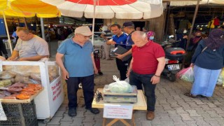Zabıta ekipleri etiket ve tartı kontrolü yaptı