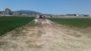 Zafertepede yol çalışması