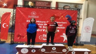 Zonguldaklı sporcu Türkiye 2.si oldu