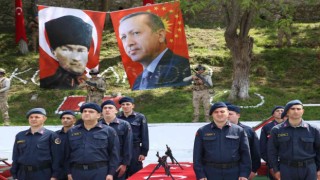 Zonguldakta engelliler temsili törenle bir günlüğüne asker oldu