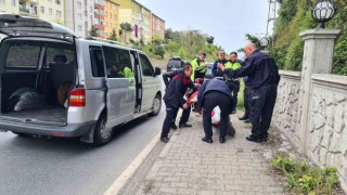 Zonguldakta trafik kazası: 1 yaralı