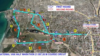 “1. Van Denizi Yarı Maratonu” başlıyor