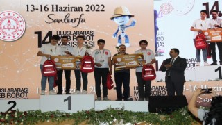 14. Uluslararası MEB Robot Yarışmasında ödül töreni yapıldı