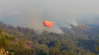20 helikopter, 14 uçak ile müdahale başladı