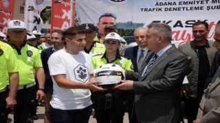 Adanada 260 kask dağıtıldı