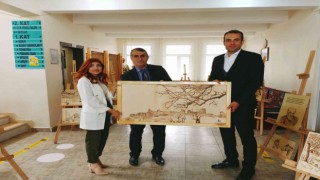 Adilcevazda ahşap yakma sanatı ilgi görüyor