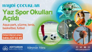 Adıyaman Belediyesi Yaz Spor okulları başladı