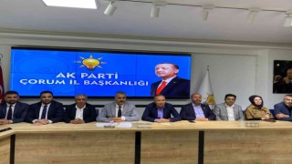 AK Parti Çorum il Başkanı Yusuf Ahlatcı;
