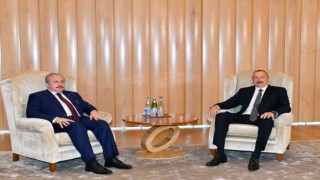 Aliyev, TBMM Başkanı Şentopu kabul etti
