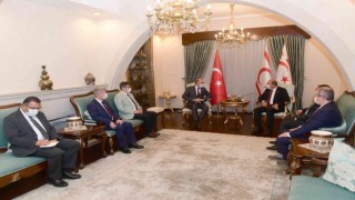 Anadolu Üniversitesi Rektörü Erdal, KKTC Cumhurbaşkanı Tatarı ziyaret etti