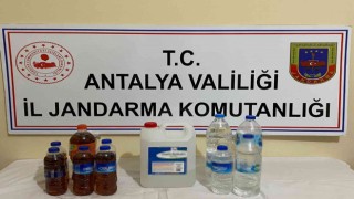 Antalyada kaçak alkol operasyonu