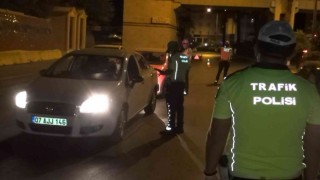 Antalyada sürücülere alkol kontrolü