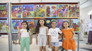 Aydın Büyükşehir Belediyesi Kültür Merkezleri kursiyerleri resim sergisi açtı