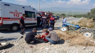 Aydında traktör kazası: 1 ölü, 1 yaralı