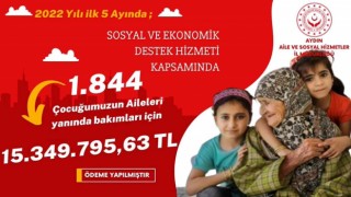 Aydınlı ailelere 15 milyon 349 bin TLlik SED yardımı yapıldı