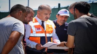 Aziziye Deresinde altyapı çalışmaları devam ediyor