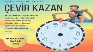 Babalar Gününe özel hediye çarkı etkinliği
