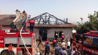 Babasından miras kalan evi ateşe verdi