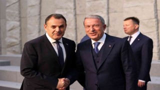 Bakan Akar, Yunanistanlı mevkidaşı Panagiotopoulos ile görüştü