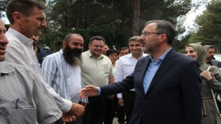 Bakan Kasapoğlundan memleketinde pazar çıkartması