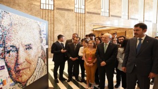 Bakan Kurum, Millet Kütüphanesindeki Sıfır Noktası Sergisinin açılışını yaptı