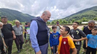 Bakan Soylu sel mağduru çocukların isteğini kırmadı