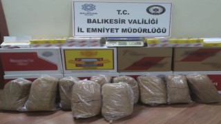 Balıkesirde kaçak tütün ve uyuşturucu operasyonu