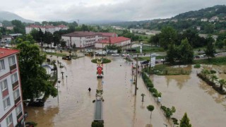 Bartında sel suları Kozcağız beldesini vurdu