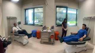 Başakşehir Çam ve Sakura Şehir Hastanesinde kan bağışı etkinliği