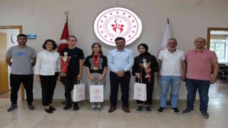 Başarılı okçular Yazıcıyı ziyaret etti