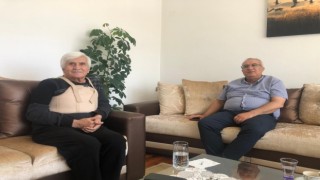 Başkan Arslan, eski başkanı hasta yatağında yalnız bırakmadı