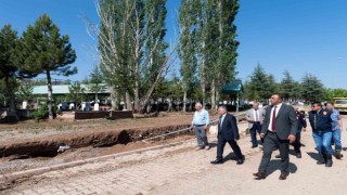 Başkan Büyükkılıç, sel bölgesi Çiftlikte yaraları sarıyor