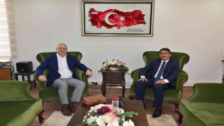 Başkan Ergün, Başkan Çelik ve Başkan Çerçiyle buluştu
