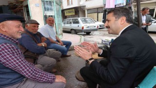Başkan Eroğlu, esnaf ve vatandaşlarla biraya geldi